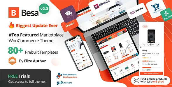 Besa 2.3.23 – Elementor Marketplace WooCommerce Theme download Besa