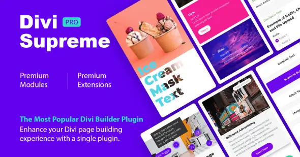 Divi Supreme pro plugin