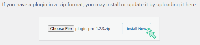Install Now plugin
